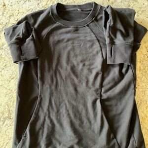 Black Lululemon Classic Fit Crew Fleece Size 10